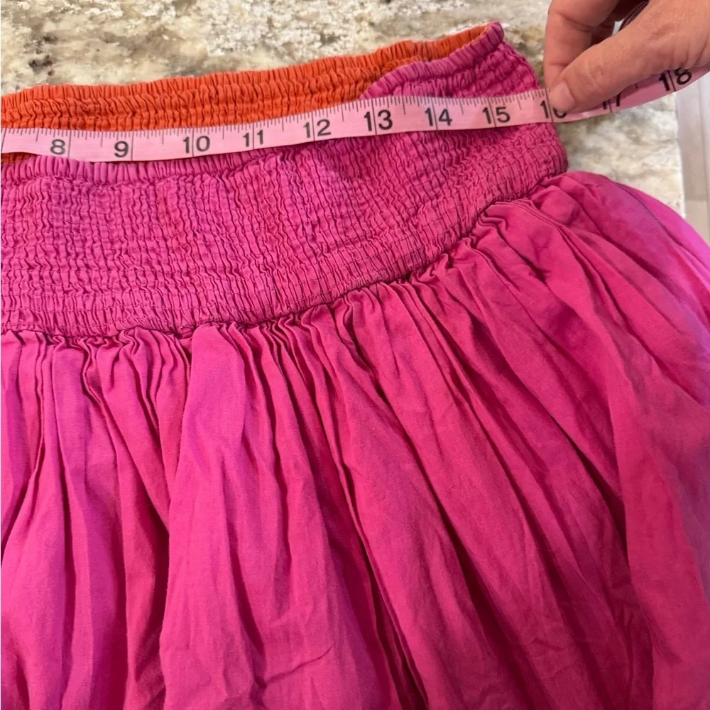Gap skirt reversible pink and orange mini skirt size M N1.2 - Picture 9 of 11